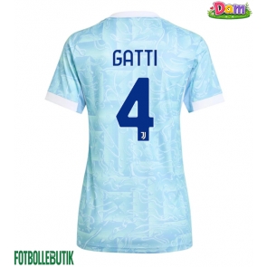 Juventus Federico Gatti #4 Bortatröja Kvinnor 2025-26 Kortärmad